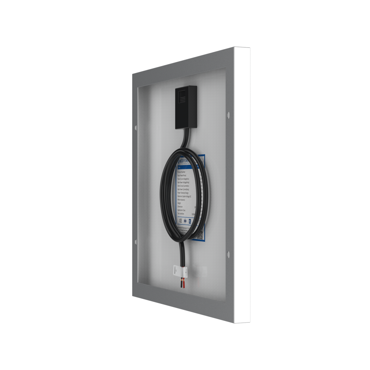 10 Watt 12 Volt Monocrystalline Solar Panel