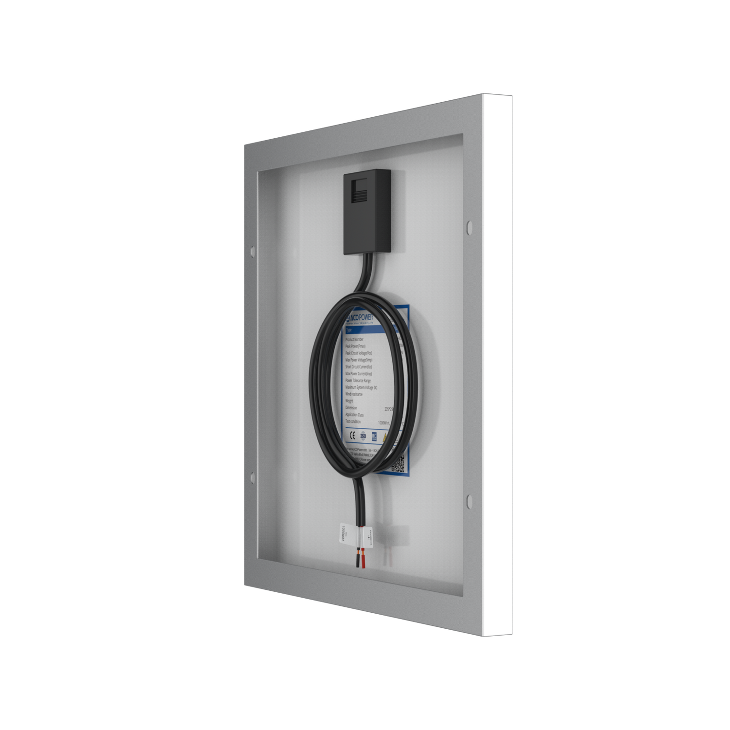 10 Watt 12 Volt Monocrystalline Solar Panel