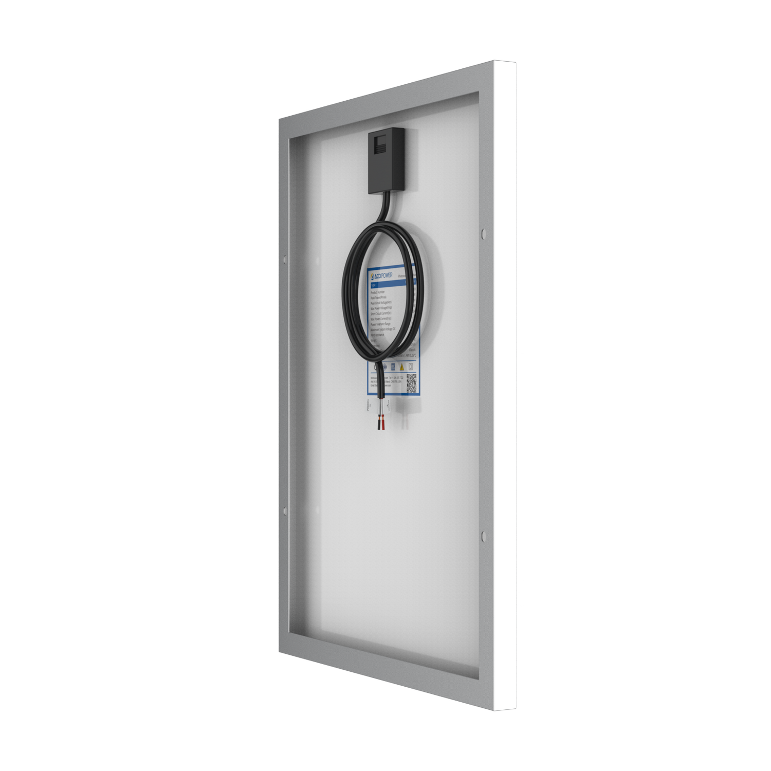 20 Watt 12 Volt Monocrystalline Solar Panel