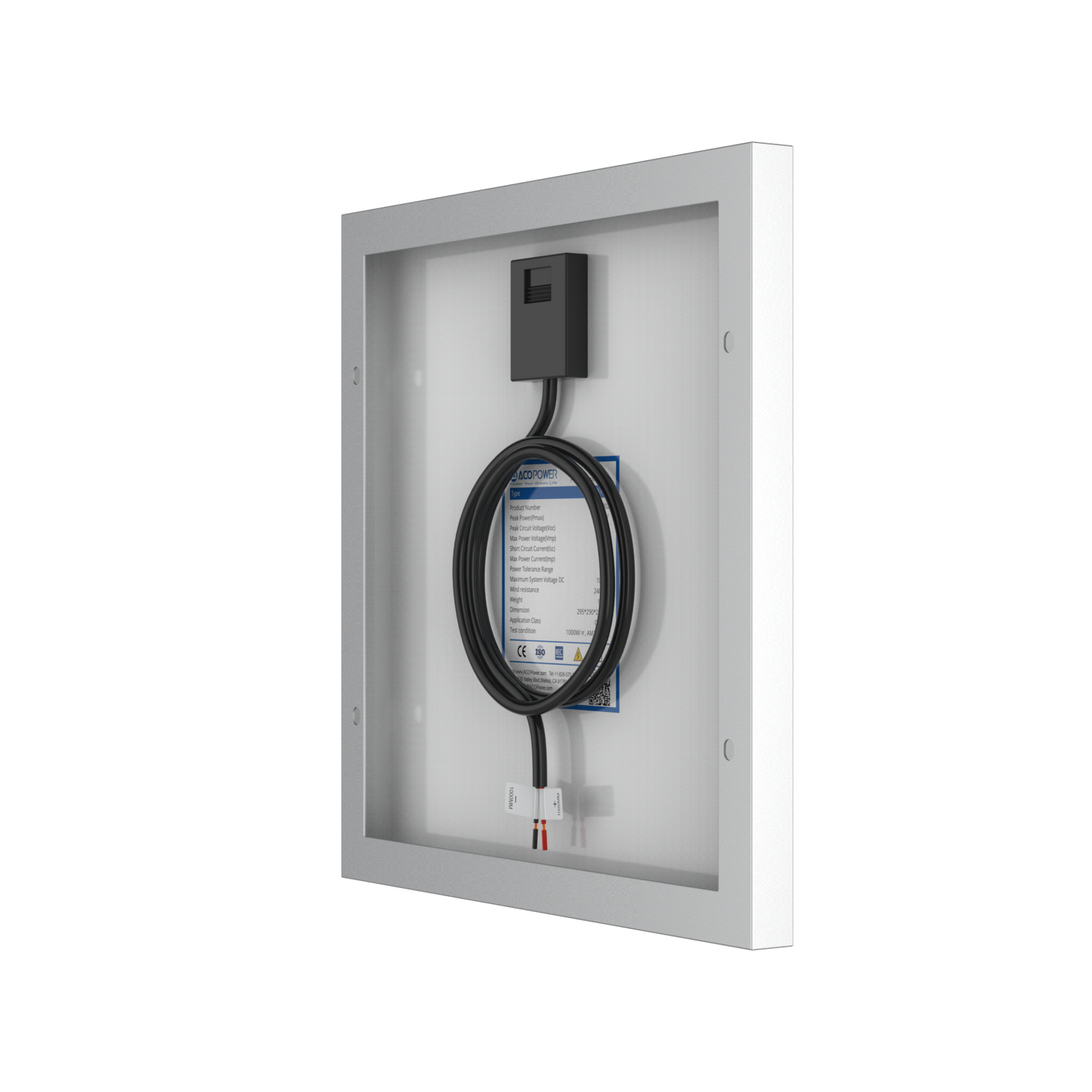 10 Watt 12 Volt Monocrystalline Solar Panel