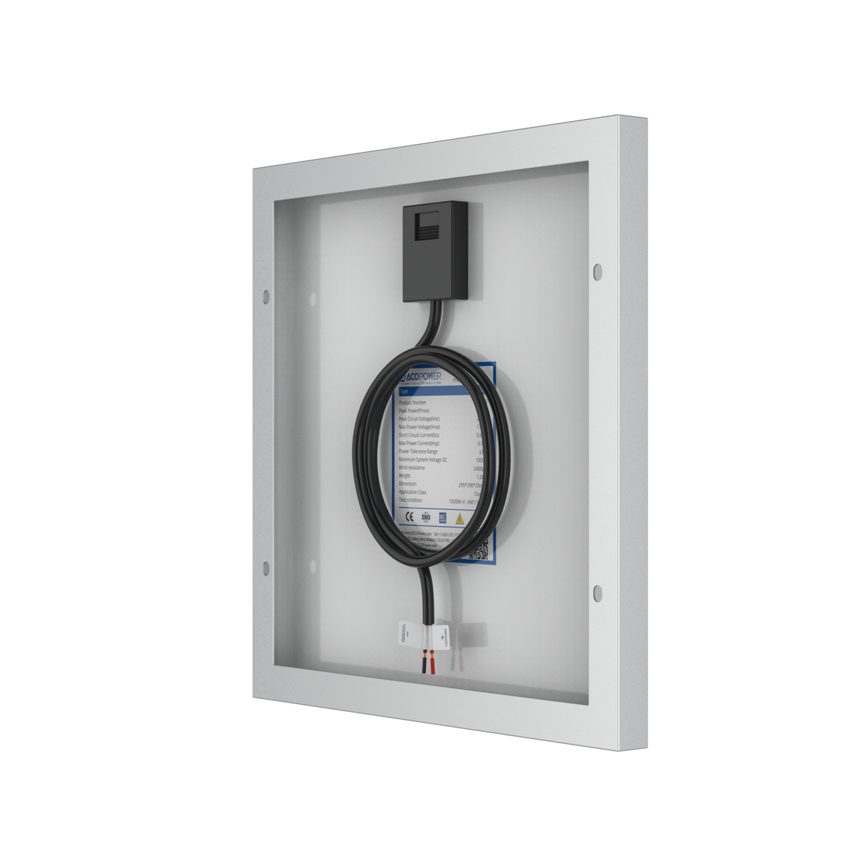 10 Watt 12 Volt Monocrystalline Solar Panel