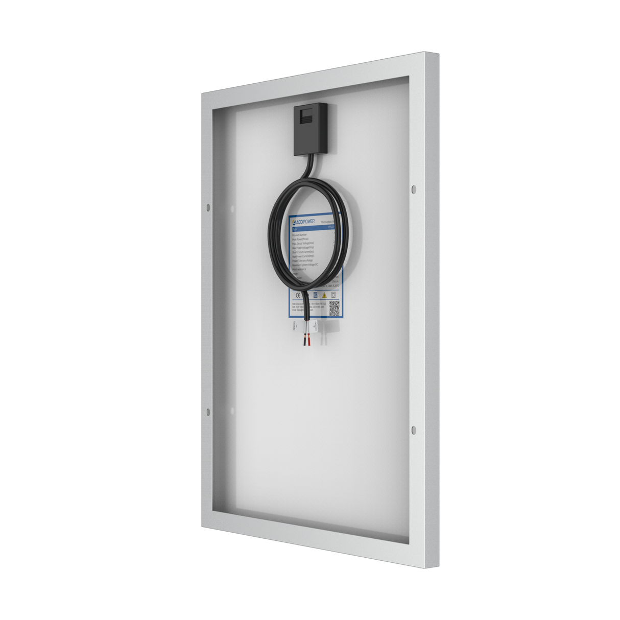 20 Watt 12 Volt Monocrystalline Solar Panel