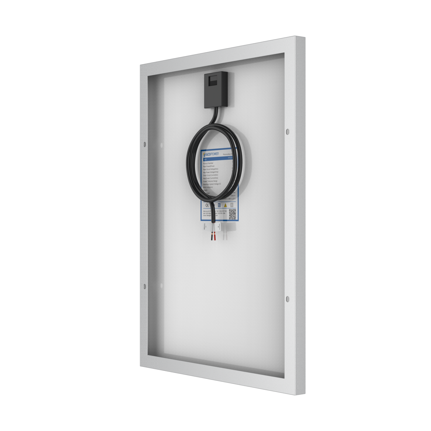 20 Watt 12 Volt Monocrystalline Solar Panel