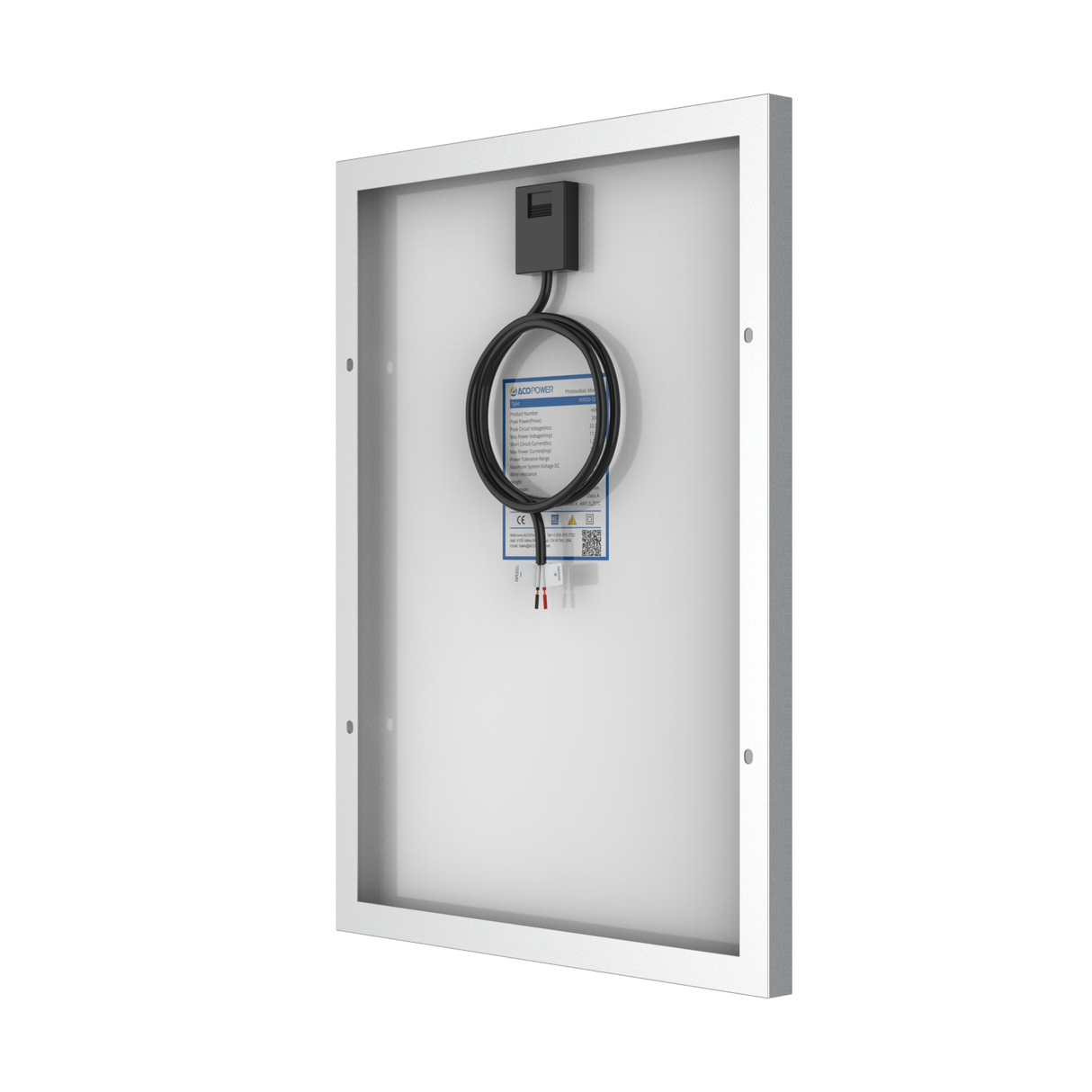 20 Watt 12 Volt Monocrystalline Solar Panel