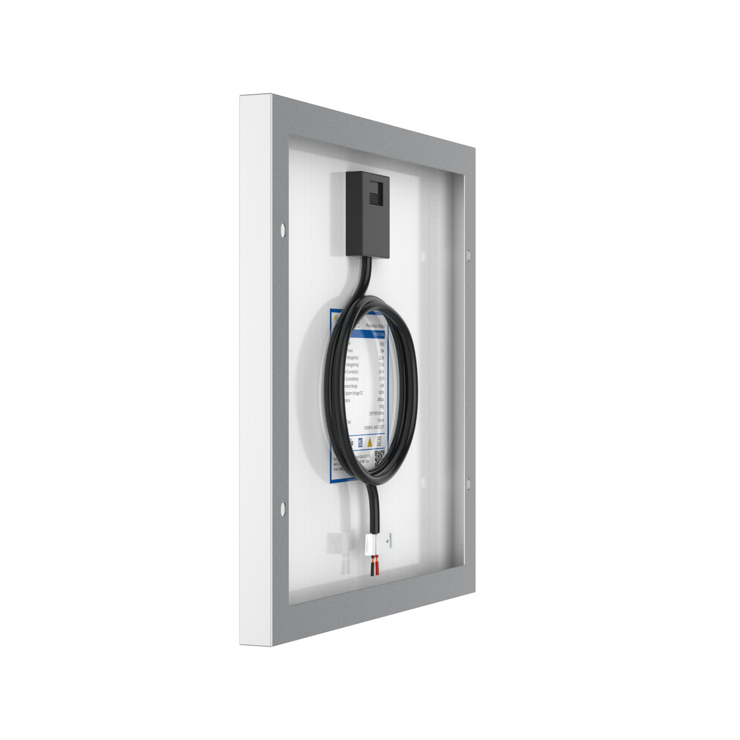 10 Watt 12 Volt Monocrystalline Solar Panel