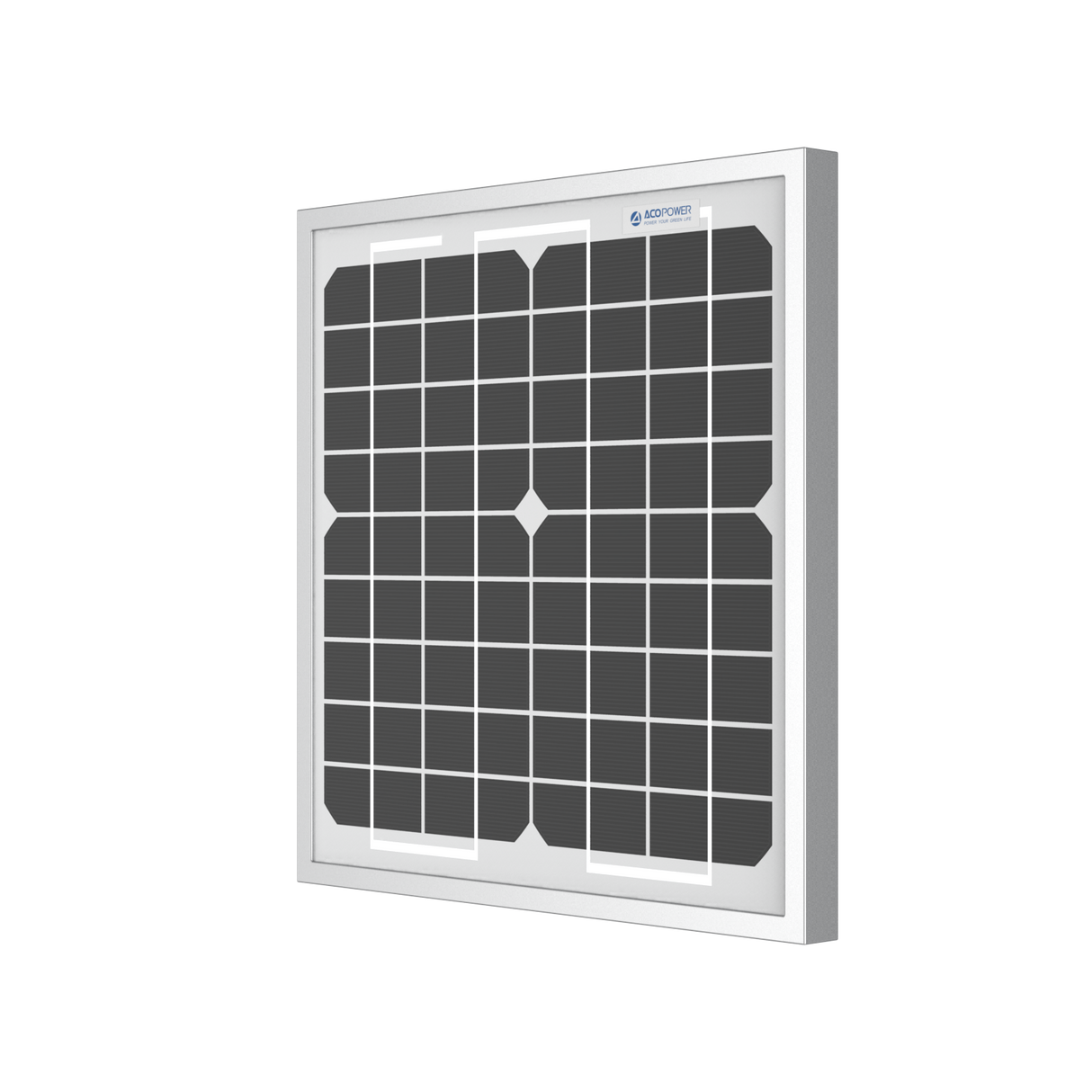 10 Watt 12 Volt Monocrystalline Solar Panel