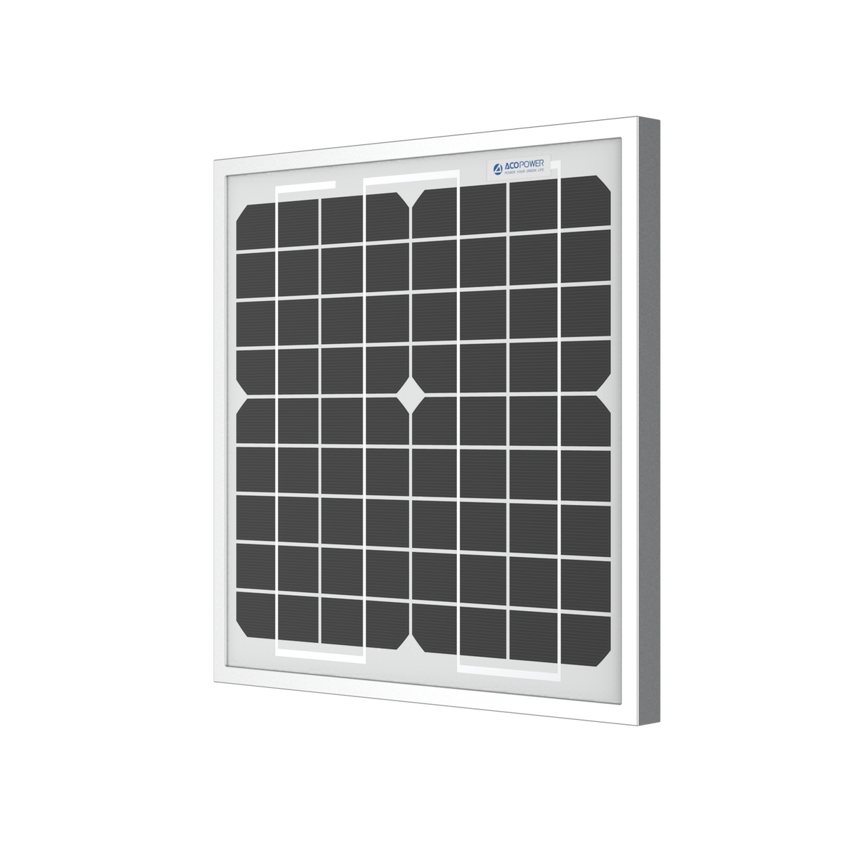 10 Watt 12 Volt Monocrystalline Solar Panel