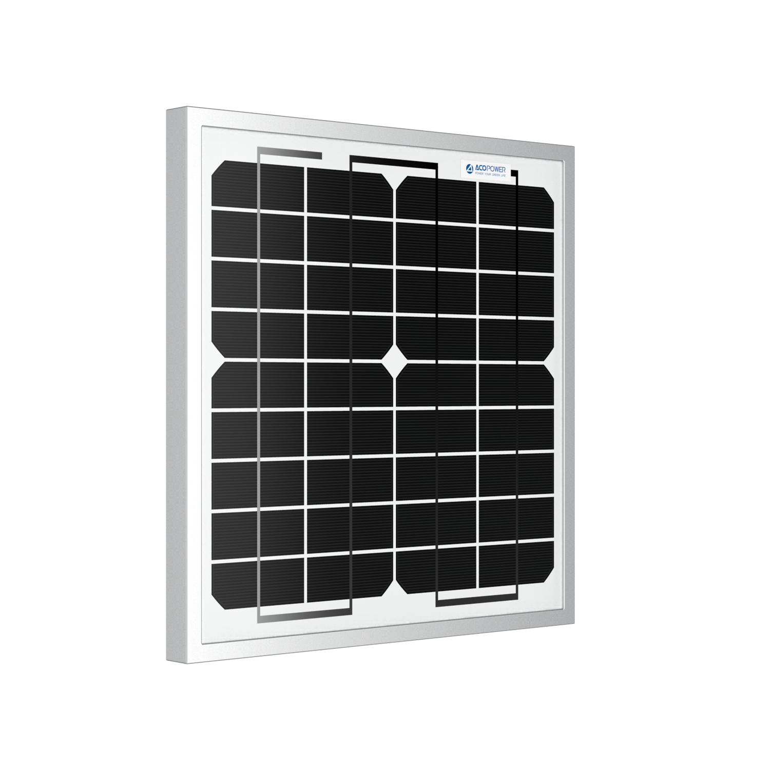 10 Watt 12 Volt Monocrystalline Solar Panel