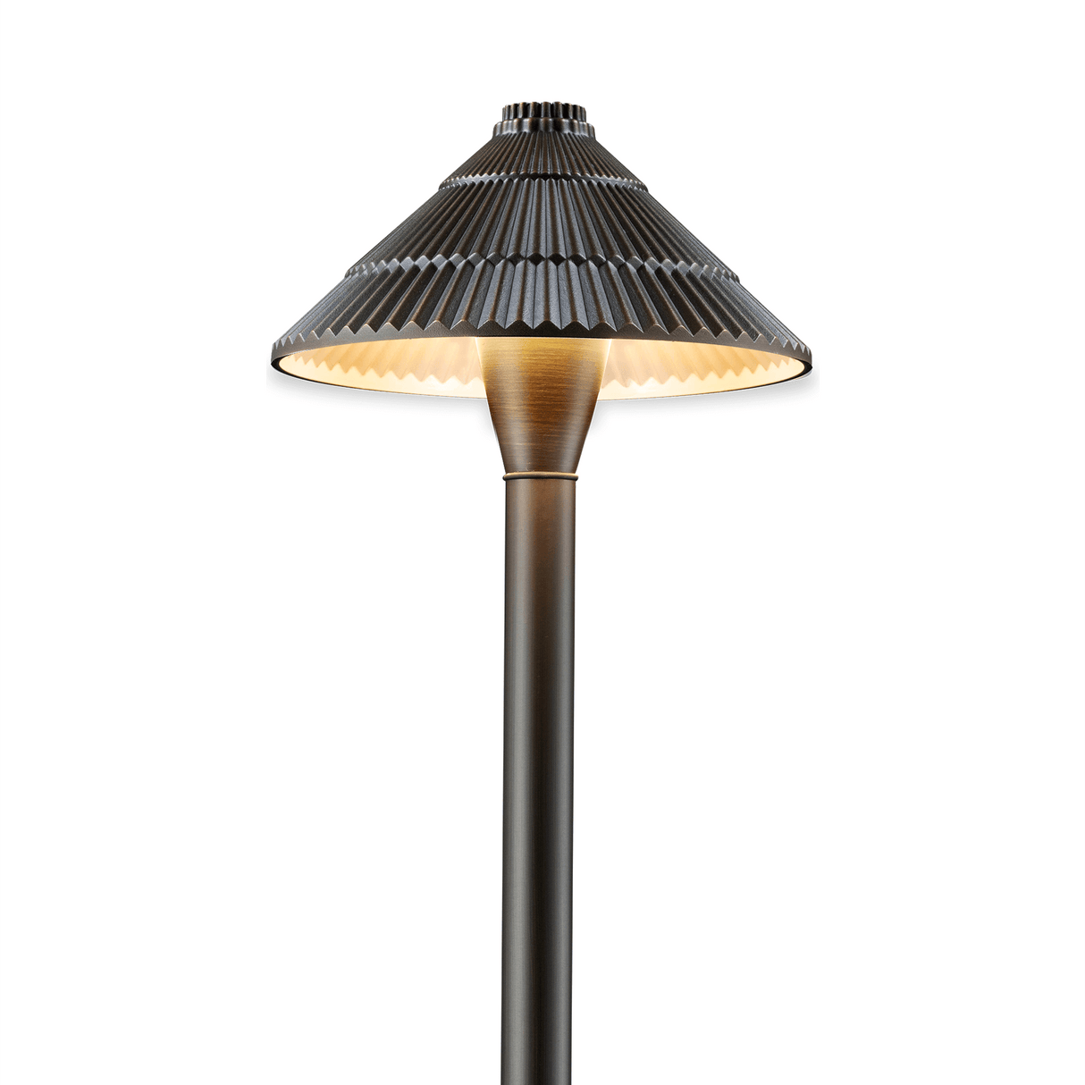 Gardenreet Brass Low Voltage Pathway Lights, 12V Outdoor LED Landscape Path Lights(Traditional Umbrella) for Walkway Driveway Garden Yard (2412)