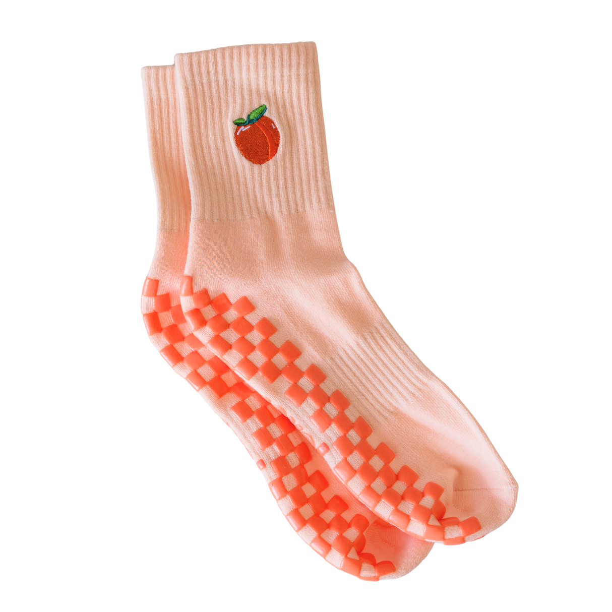 Just Peachy Grip Socks
