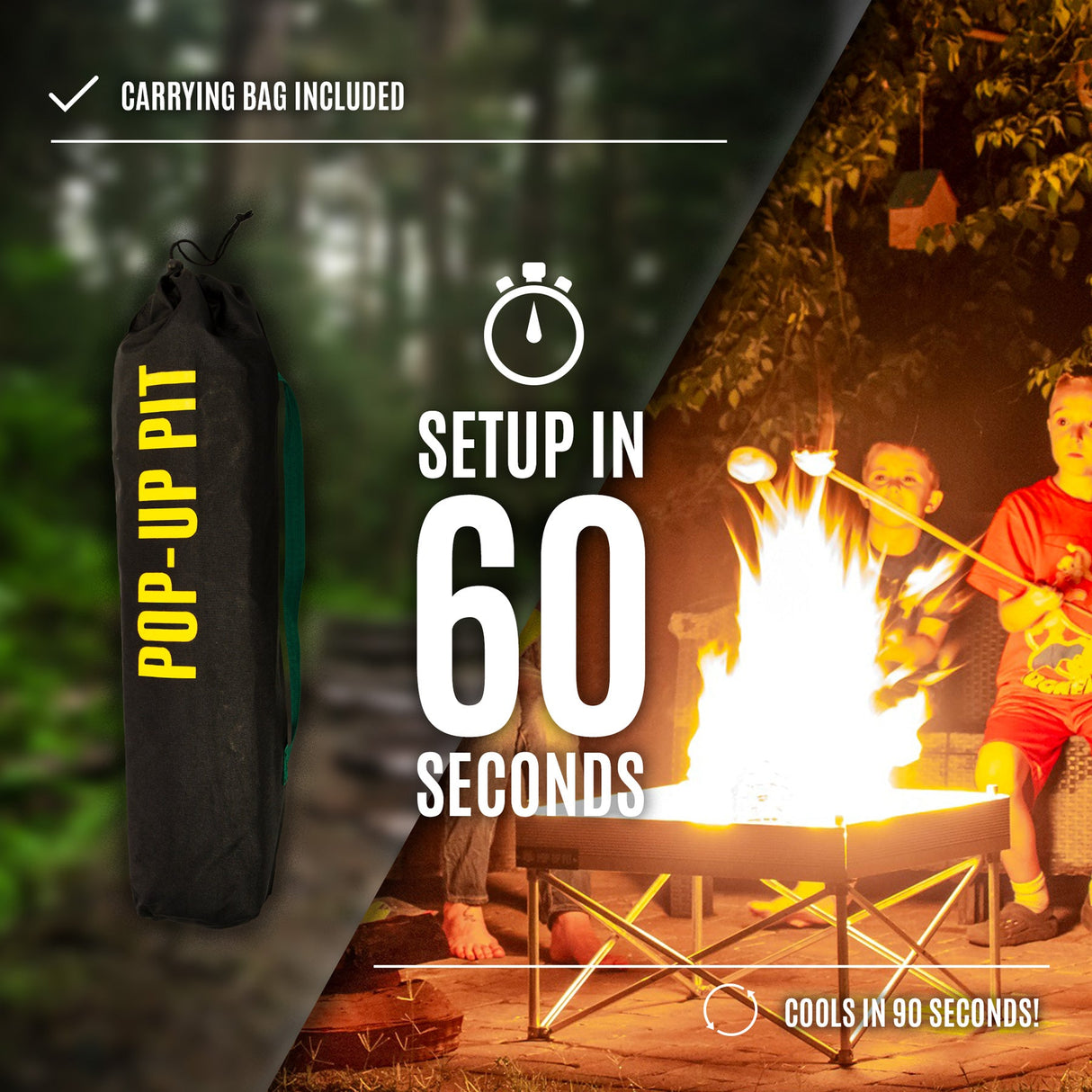 Pop-Up Fire Pit - Go Anywhere Kit