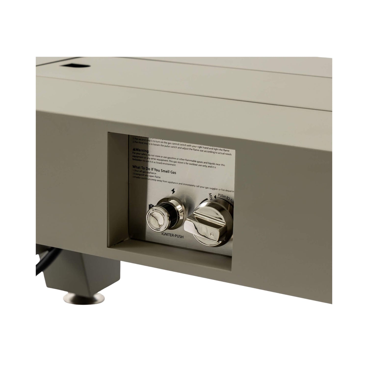 42" 50K BTU Iron Liquid Propane Fire Pit Table With Glass Stones (SAK63845)