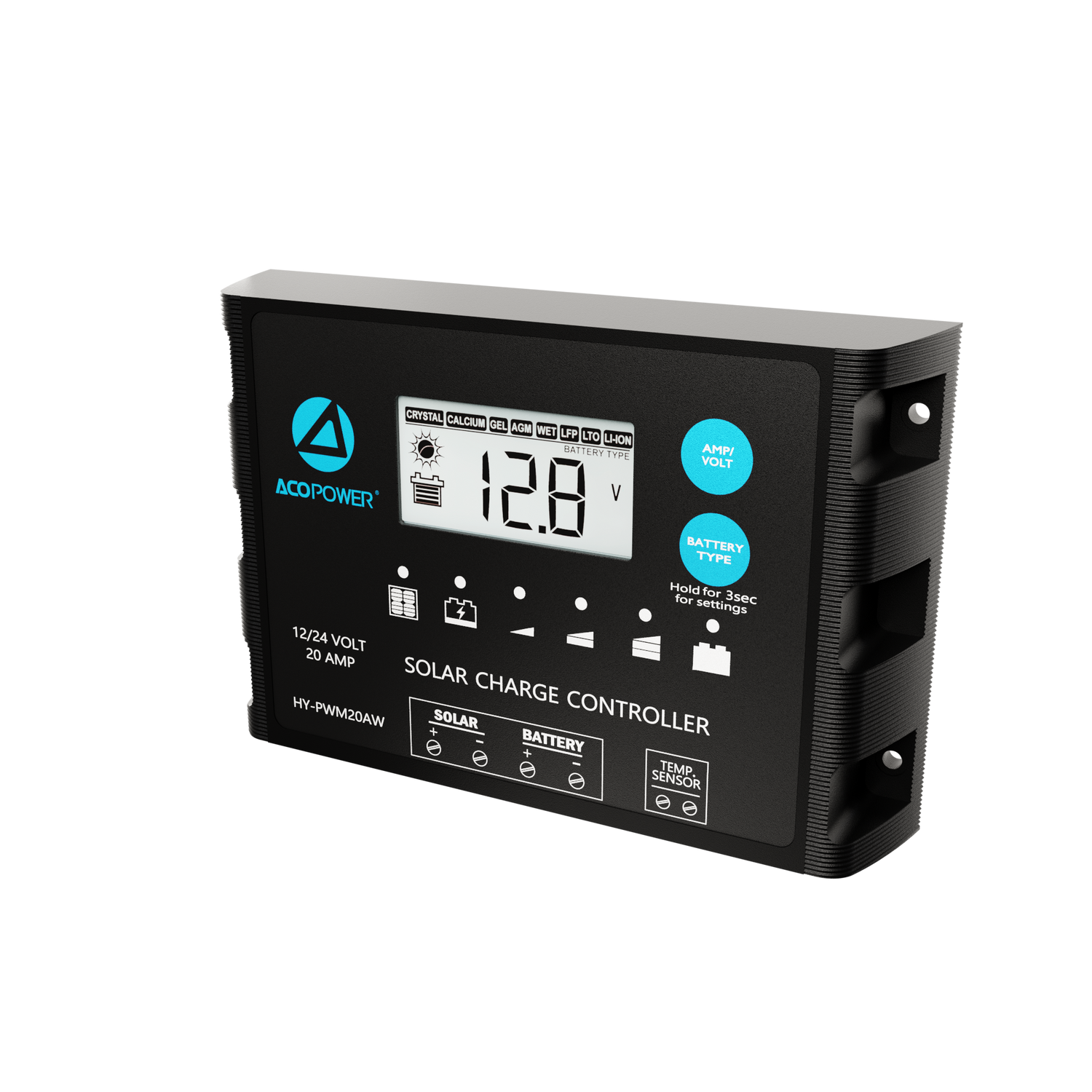 ProteusX 20A PWM Solar Charge Controller