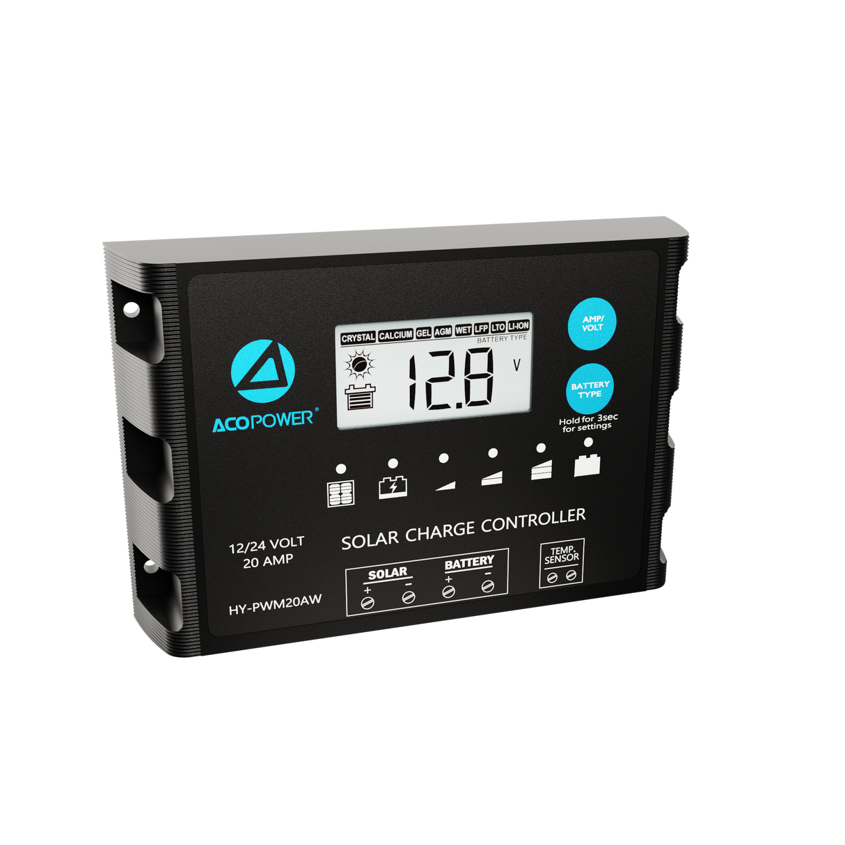 ProteusX 20A PWM Solar Charge Controller