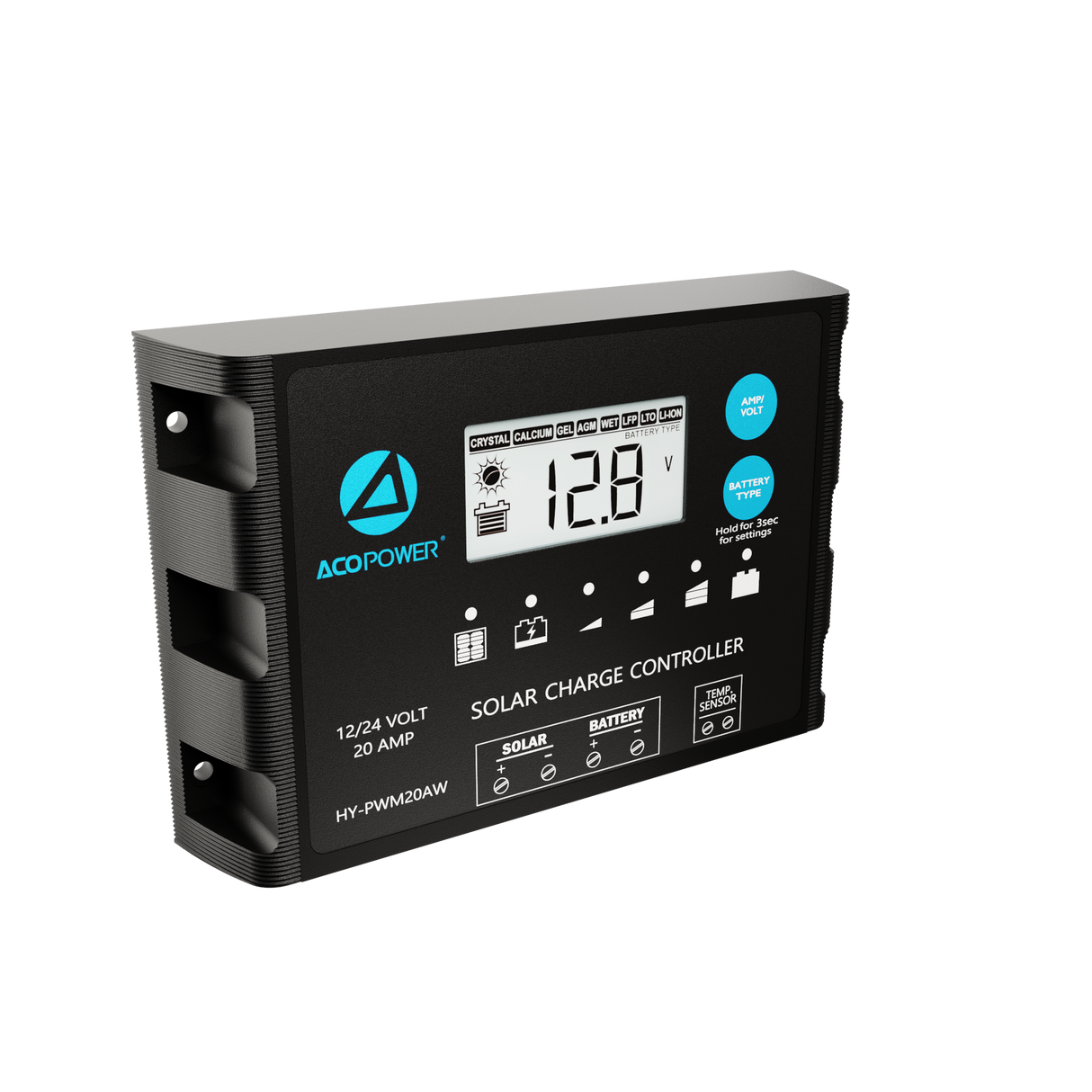 ProteusX 20A PWM Solar Charge Controller