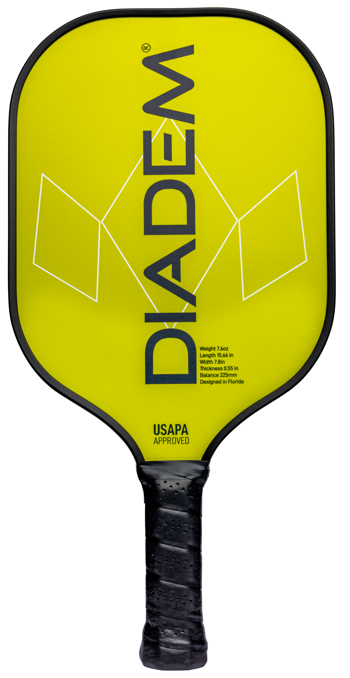 Diadem Hero Beginner Pickleball Paddle – Lightweight, Wide Face, USAPA Approved
