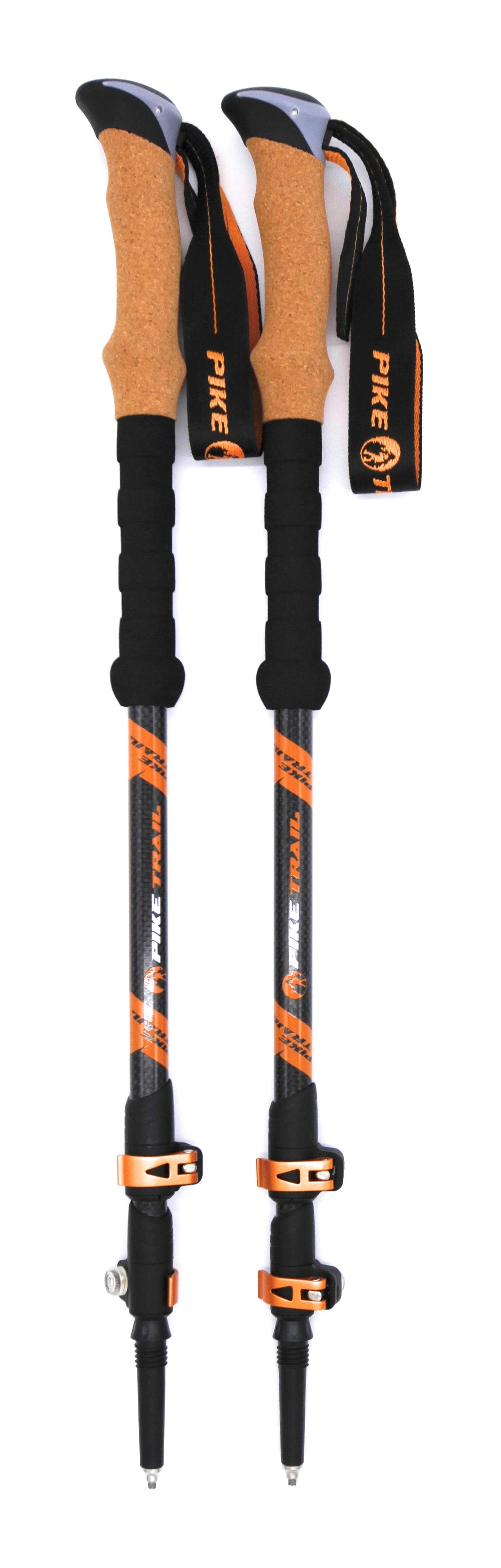 Pike Trail Carbon Fiber Trekking Poles: High Performance Hiking Sticks  for Hiking, Hunting, Trekking and Nordic Walking