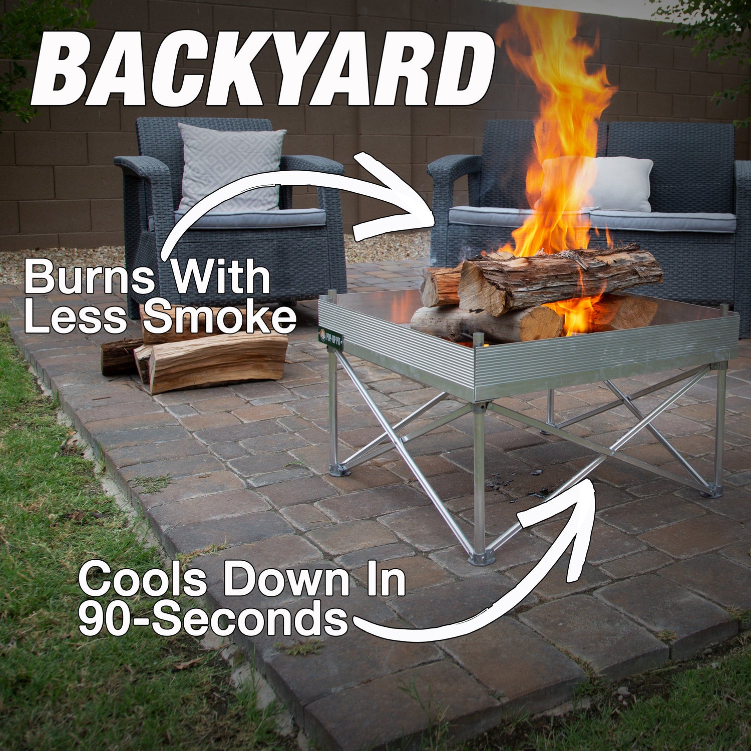 Pop-Up Fire Pit - Go Anywhere Kit