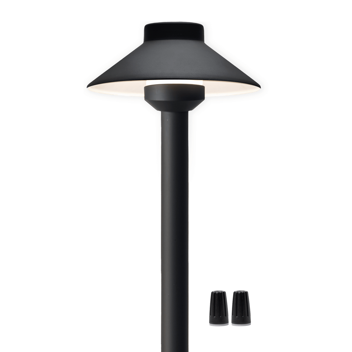 Gardenreet Solid Brass Low Voltage Landscape Pathway Light, LED Outdoor Accent Path and Area Light(Hat 2401)