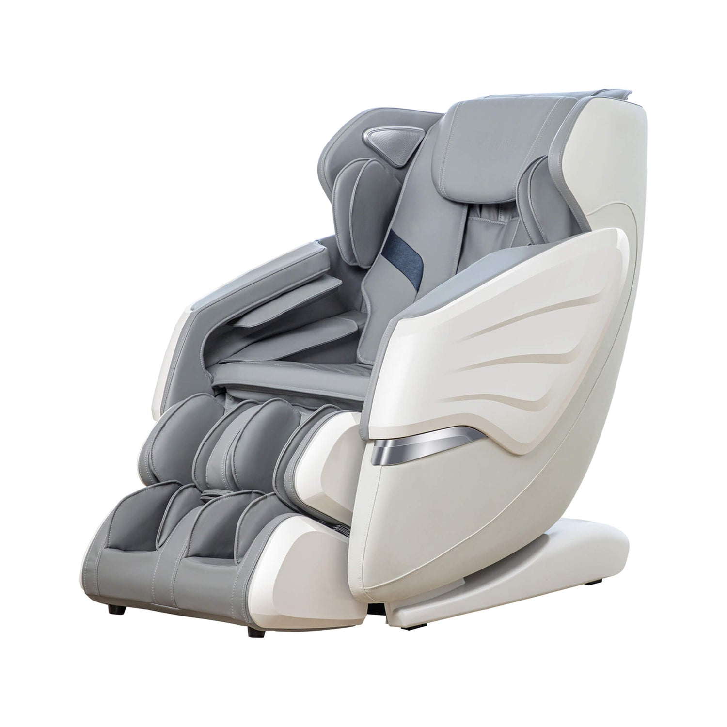Bosscare Zero Gravity Full Body Massage Chair – 3D Rollers, Heat Therapy, Bluetooth, AI Voice & App Control (Gray)