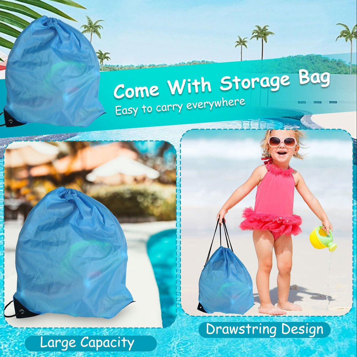 24PCS Kids Diving Pool Toys Set – Rings, Torpedoes, Volleyball