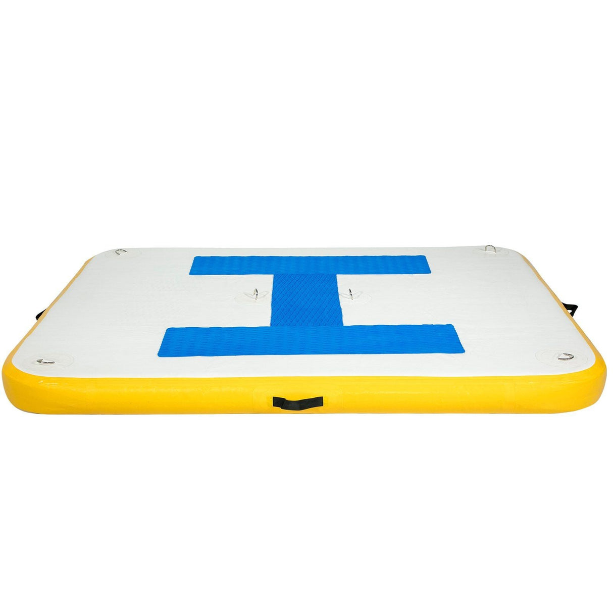 8x5 ft Inflatable Floating Dock Platform with Electric Air Pump