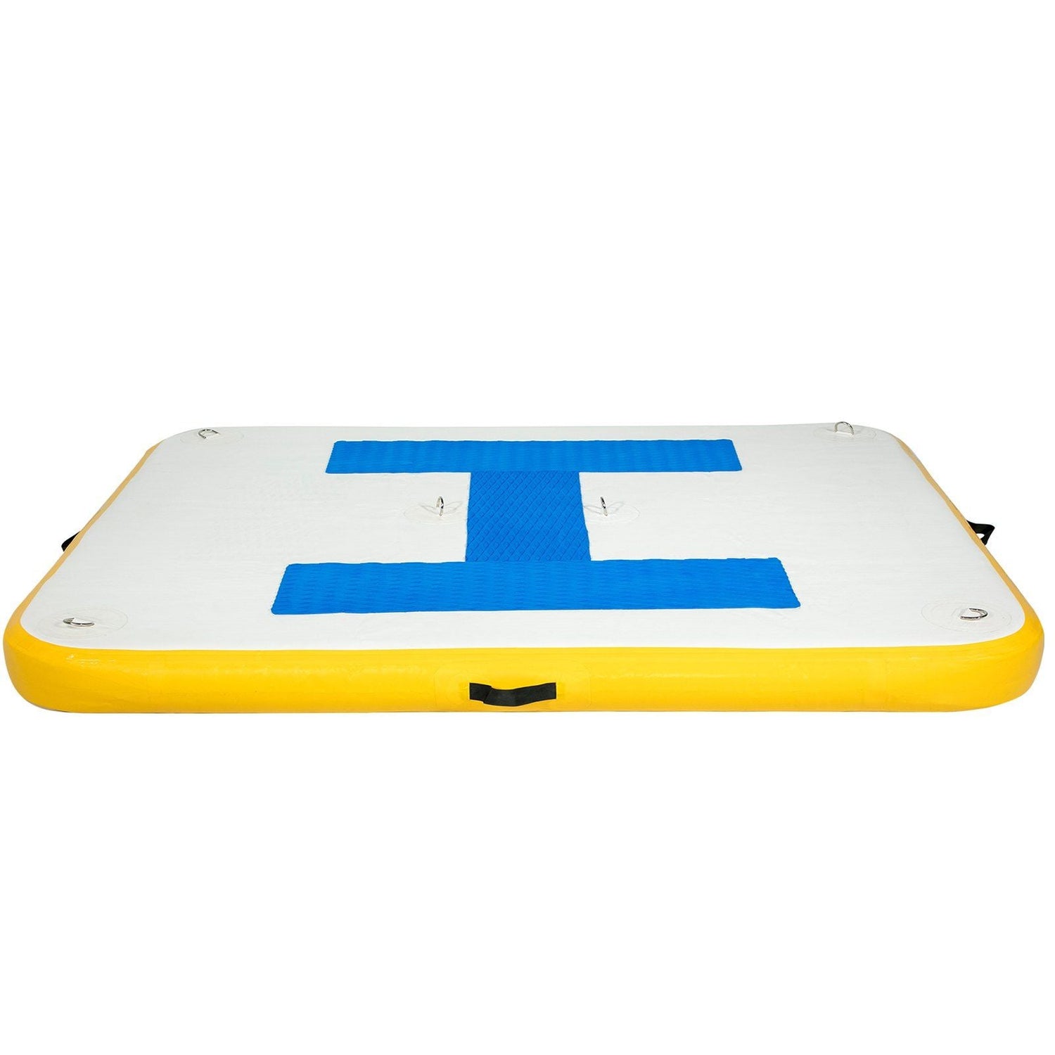 8x5 ft Inflatable Floating Dock Platform with Electric Air Pump