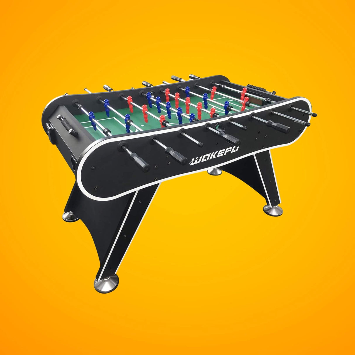Premium Full-Size Foosball Soccer Table for Adults – 56" Regulation Game Room Table with Chrome Rods & Drink Holders