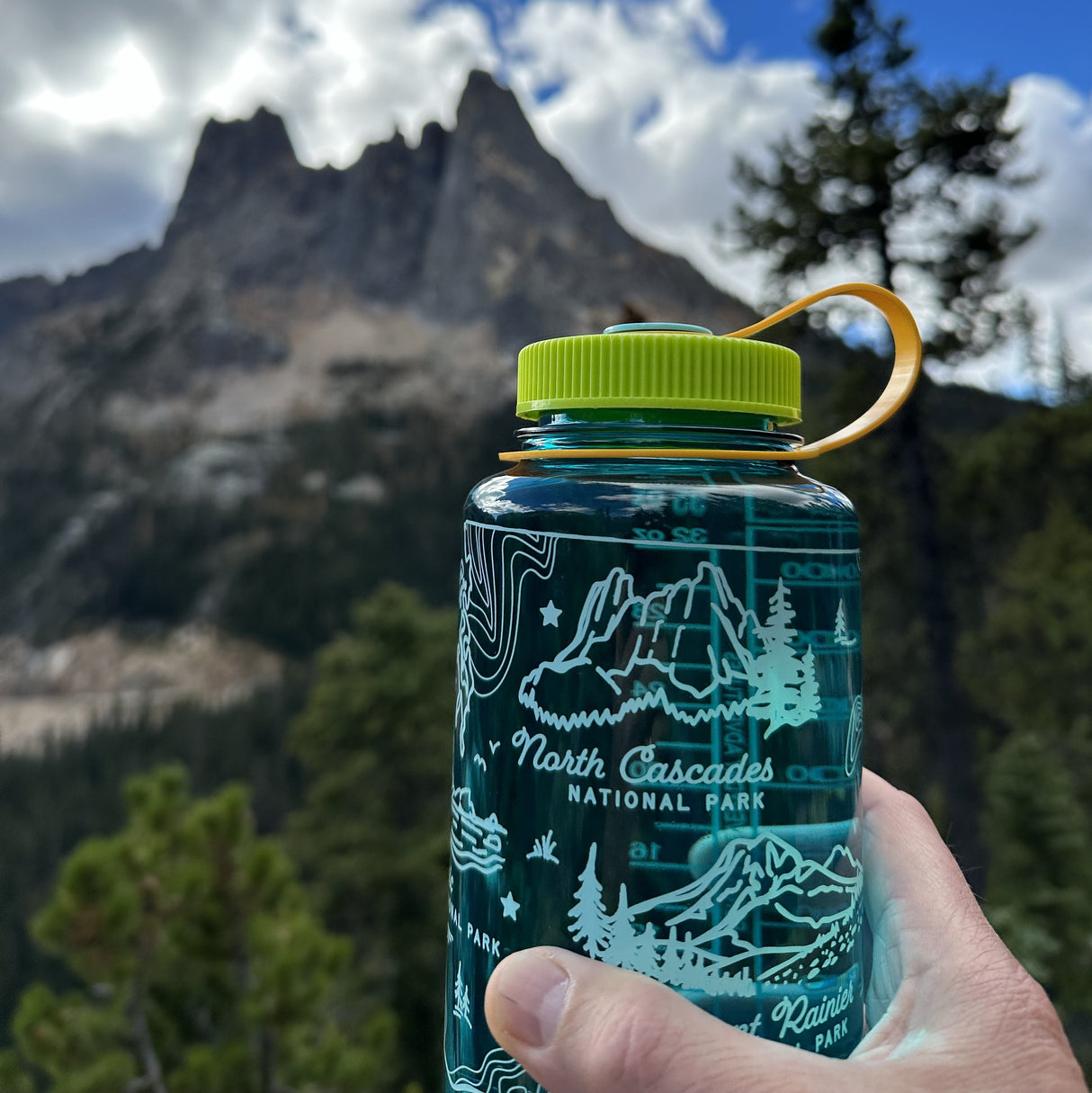 Washington National Parks Water Bottle - 32oz