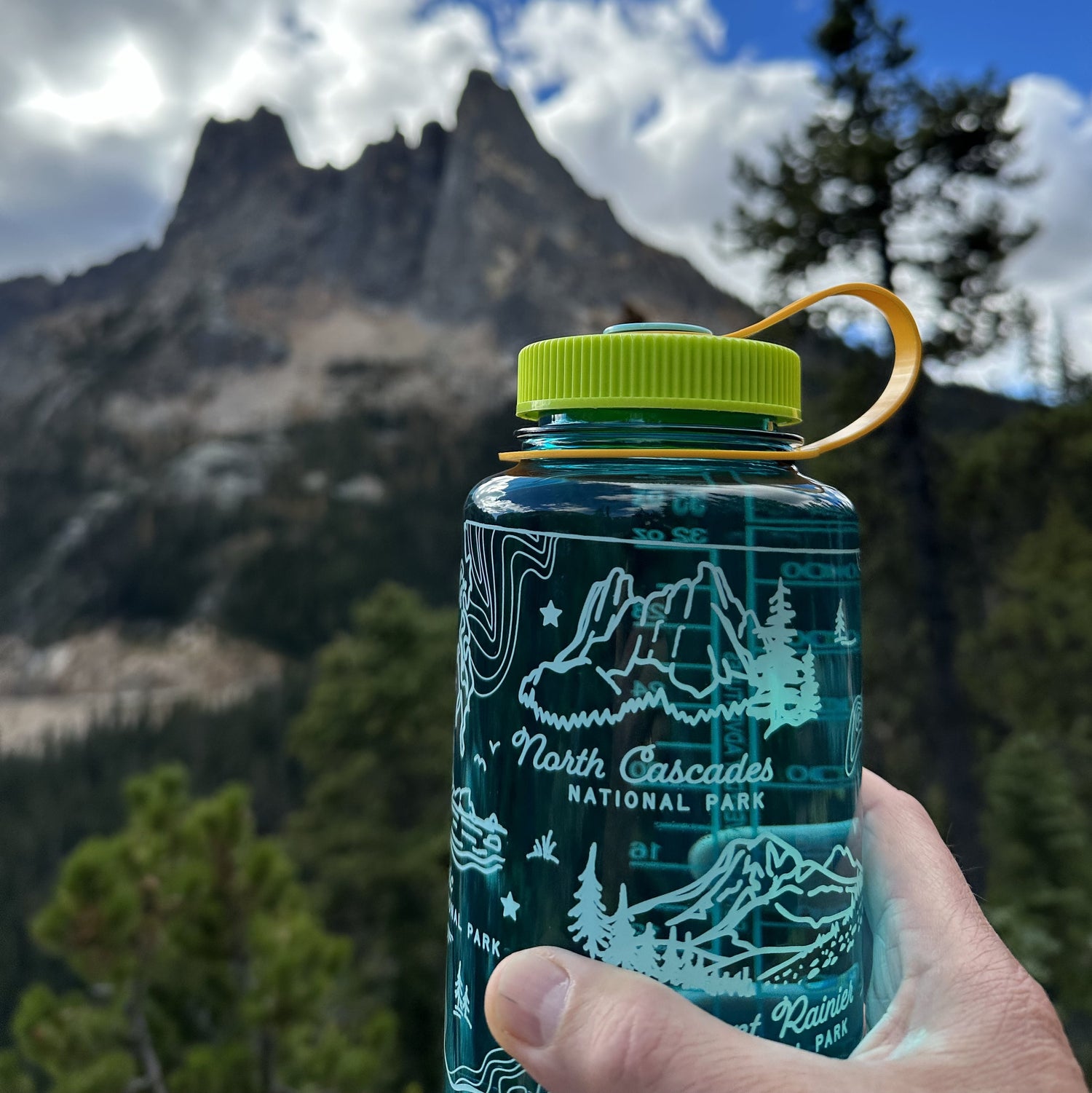 Washington National Parks Water Bottle - 32oz