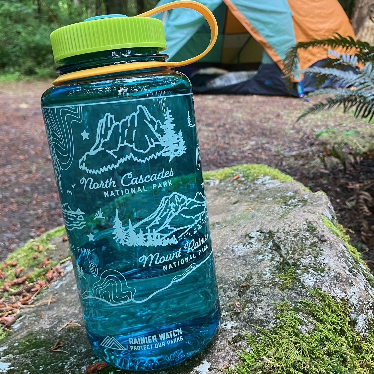 Washington National Parks Water Bottle - 32oz