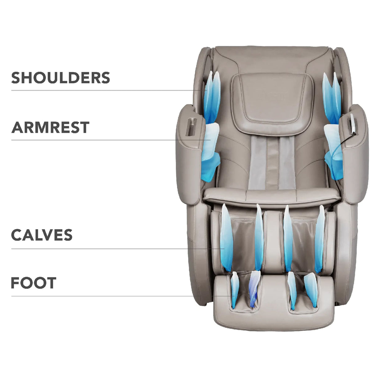Titan Grande XL 3D Zero Gravity Full Body Massage Chair – Voice Control, Bluetooth Speakers & Space-Saving Design (SAK47031)