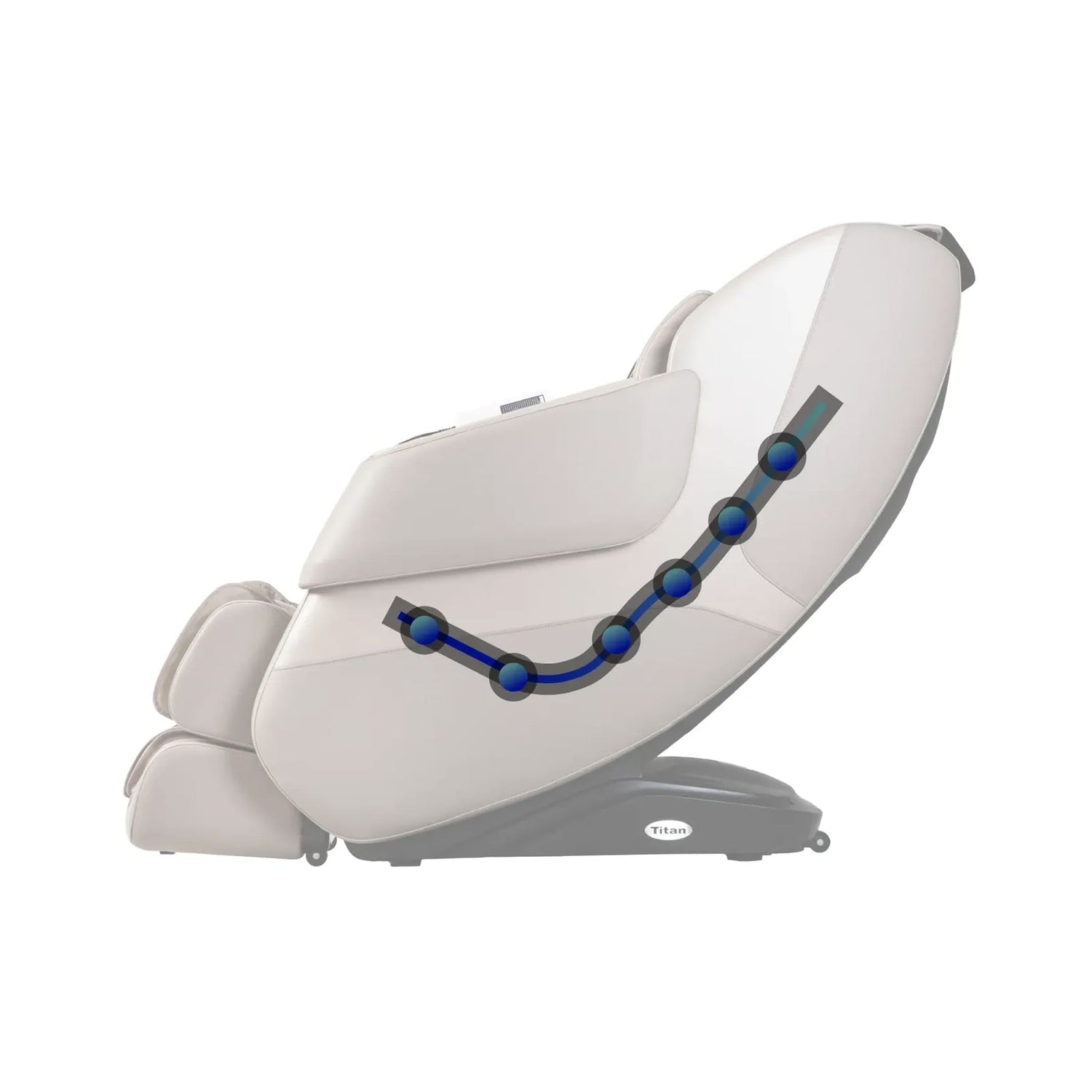 Titan Grande XL 3D Zero Gravity Full Body Massage Chair – Voice Control, Bluetooth Speakers & Space-Saving Design (SAK47031)