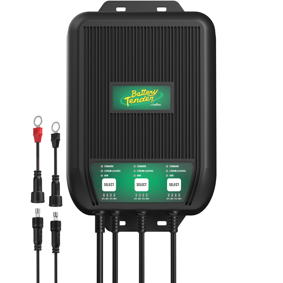 WaveCharge Pro 3-Bank 12V 30 AMP Marine Battery Charger – On-Board Smart Charging System
