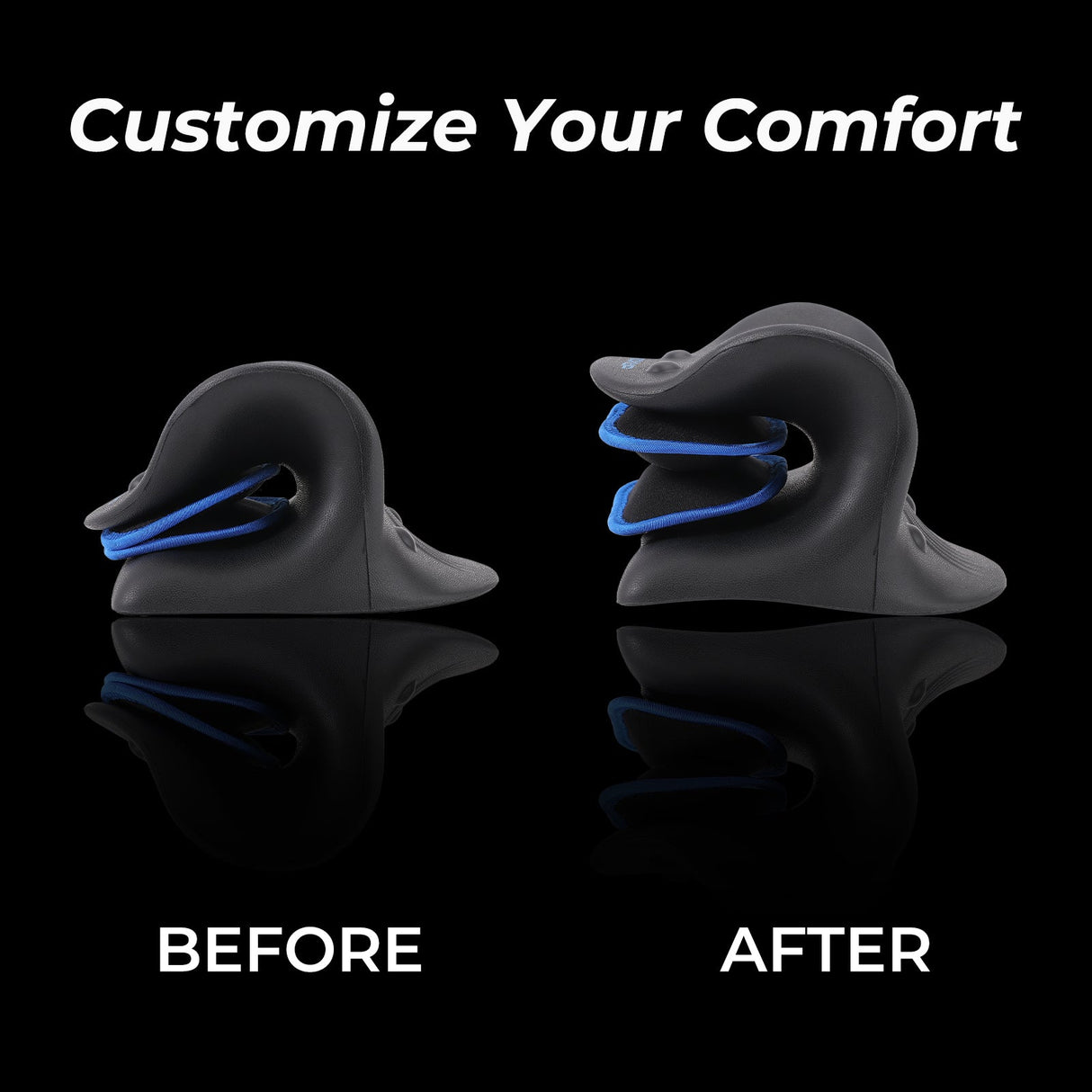 NECKUP Inflatable Neck Stretcher – Cervical Traction Device with Air Pump for Neck Pain Relief & Spine Alignment
