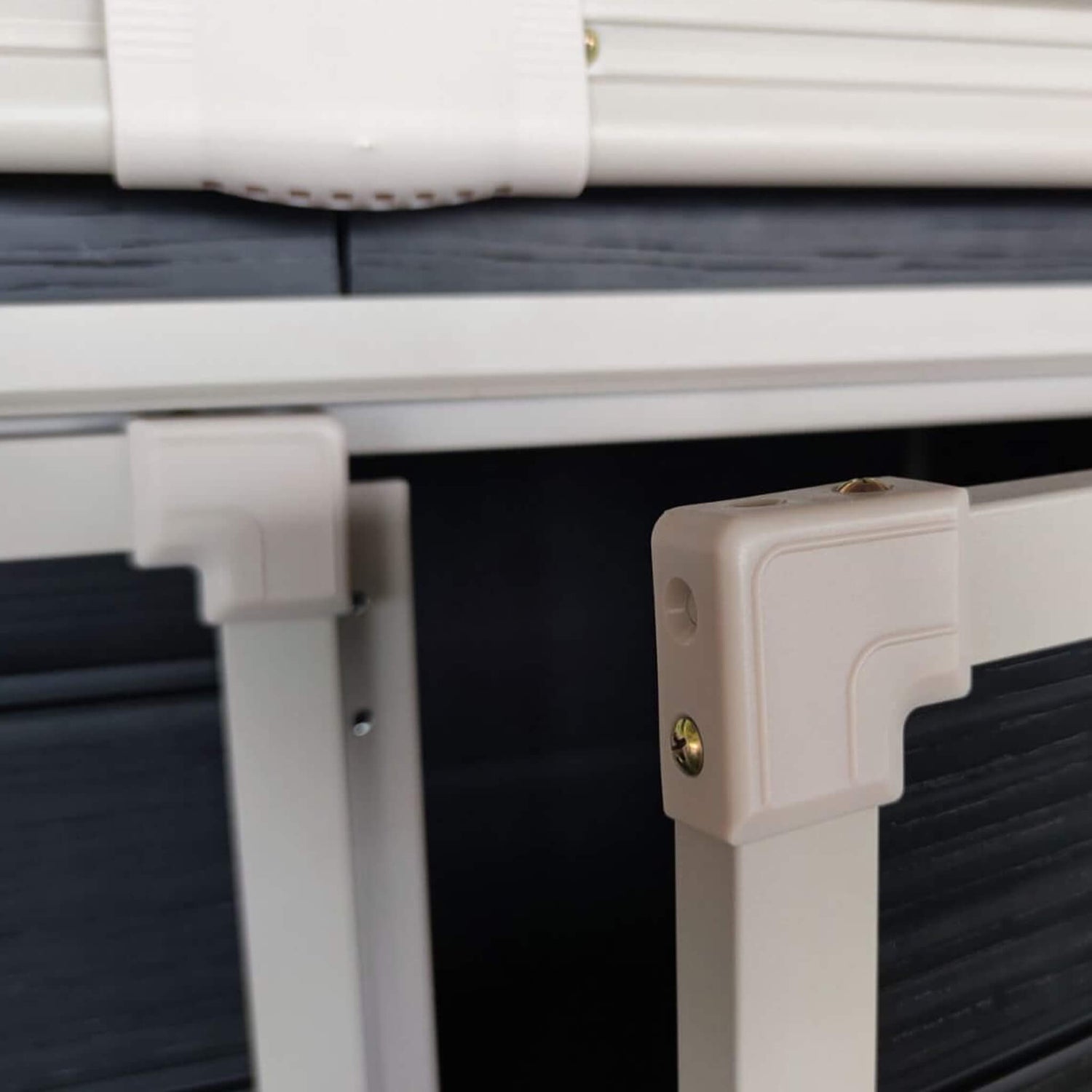 [06x08FT] Outdoor Resin Patio Garden Shed With Floor, 2 Windows, And Lockable Doors (SAK54953)