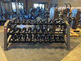 SFE Commercial 3-Tier Dumbbell Rack – Holds 15 Pairs, Heavy-Duty Steel Frame for Gym Storage
