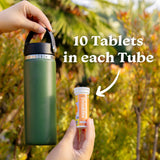 Drinklits Ginger-Lime & Orange Electrolyte Tablets (4) Tube Bundle | Daily Hydration Combo