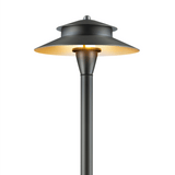 Gardenreet Brass Low Voltage Pathway Lights, 12V Outdoor LED Landscape Path Lights(Double Hat) for Walkway Driveway Garden Patio (2405)