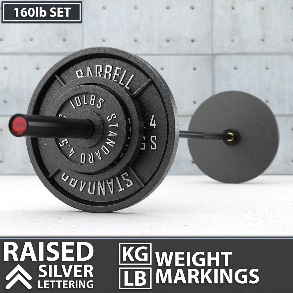 Synergee Standard Metal Weight Plates
