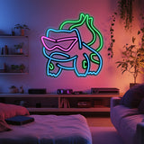 Bulbasaur Metal Neon Wall Art- LN0048