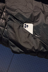 Iowa State University Black Puffer Blanket