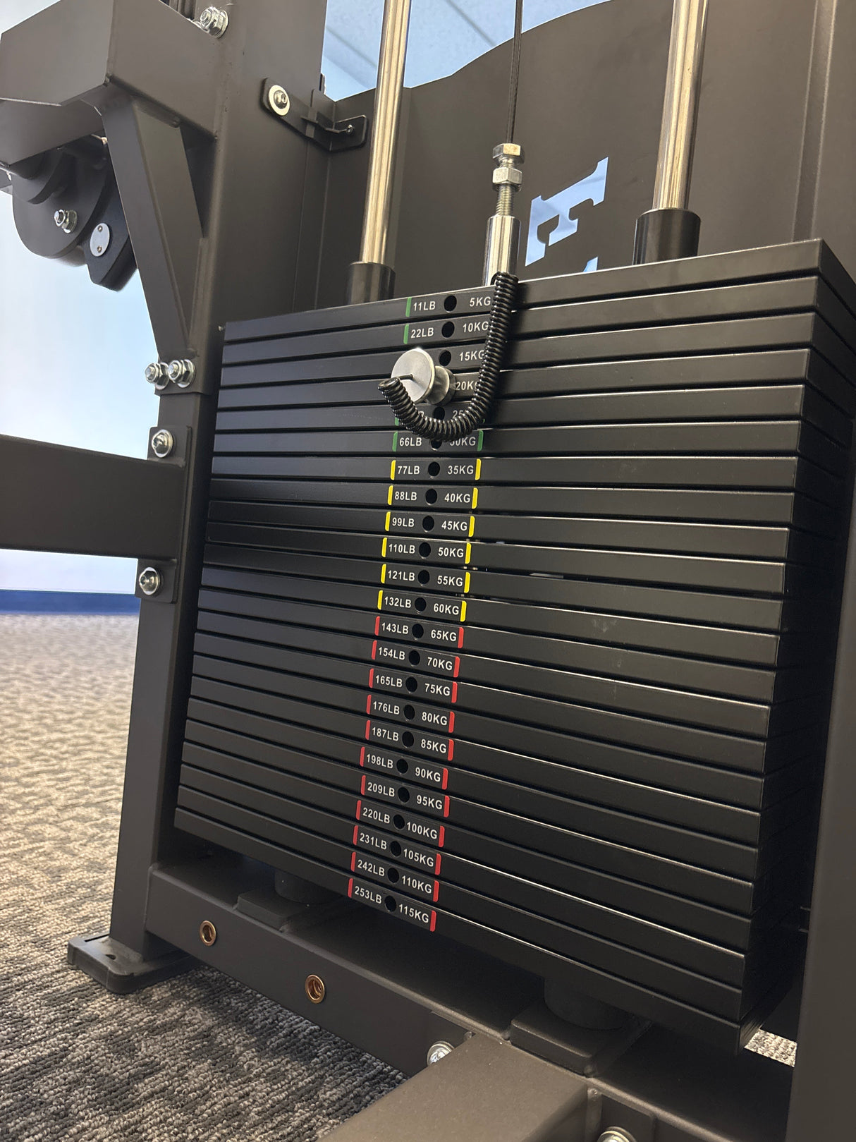 SFE Seated Selectorized Leg Extension & Curl Machine – Dual-Function Lower Body Gym Equipment for Home or Commercial Use