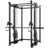 Synergee 2300 Series Power Cage with Smith Machine & Dual 80 lb Cable Crossovers – Full Body Workout Station for Home & Commercial Gyms
