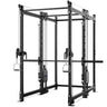 Synergee 2300 Series Power Cage with Smith Machine & Dual 80 lb Cable Crossovers – Full Body Workout Station for Home & Commercial Gyms