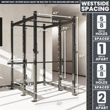 Synergee 2300 Series Power Cage with Smith Machine – Heavy-Duty Home Gym Rack with Multi-Grip Pull-Up Bars & Safety J-Cups
