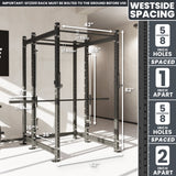 Synergee 2300 Series Power Cage with Smith Machine – Heavy-Duty Home Gym Rack with Multi-Grip Pull-Up Bars & Safety J-Cups