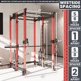 Synergee 2300 Series Power Cage with Smith Machine & Dual 80 lb Cable Crossovers – Full Body Workout Station for Home & Commercial Gyms