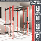 Synergee 2300 Series Power Cage with Smith Machine – Heavy-Duty Home Gym Rack with Multi-Grip Pull-Up Bars & Safety J-Cups