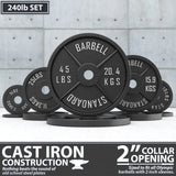 Synergee Standard Metal Weight Plates